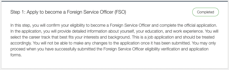 foreign service officer domestic assignment